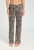 Front view of a women model wearing HA calm systems modal/viscose/tencel Long Pants