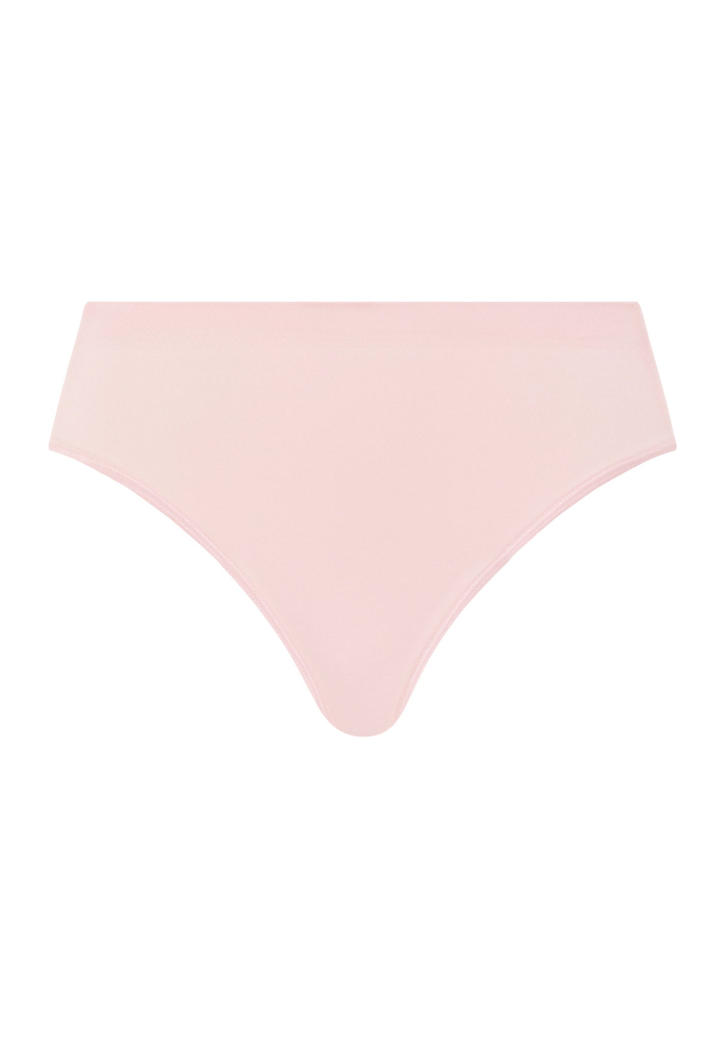 Front cutout view of HA rosewater microfibre Midi Briefs