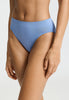 Front view of a women model wearing HA bluebird microfibre Midi Briefs
