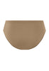 Back cutout view of HA suede camel microfibre Midi Briefs