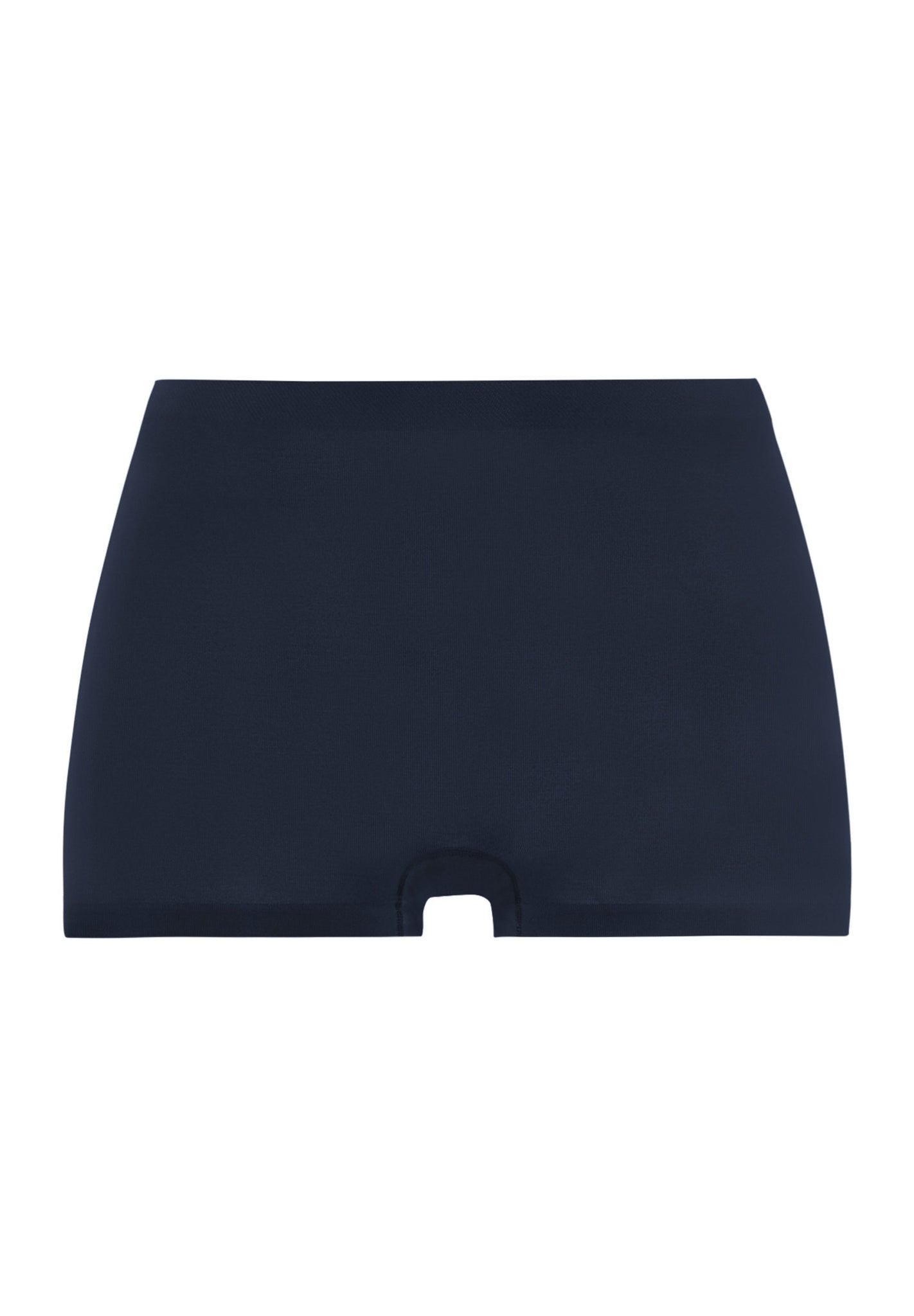 Front cutout view of HA deep navy microfibre Panty