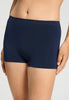 Front view of a women model wearing HA deep navy microfibre Panty