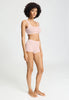 Full-body view of a women model wearing HA rosewater microfibre Panty