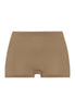 Front cutout view of HA suede camel microfibre Panty