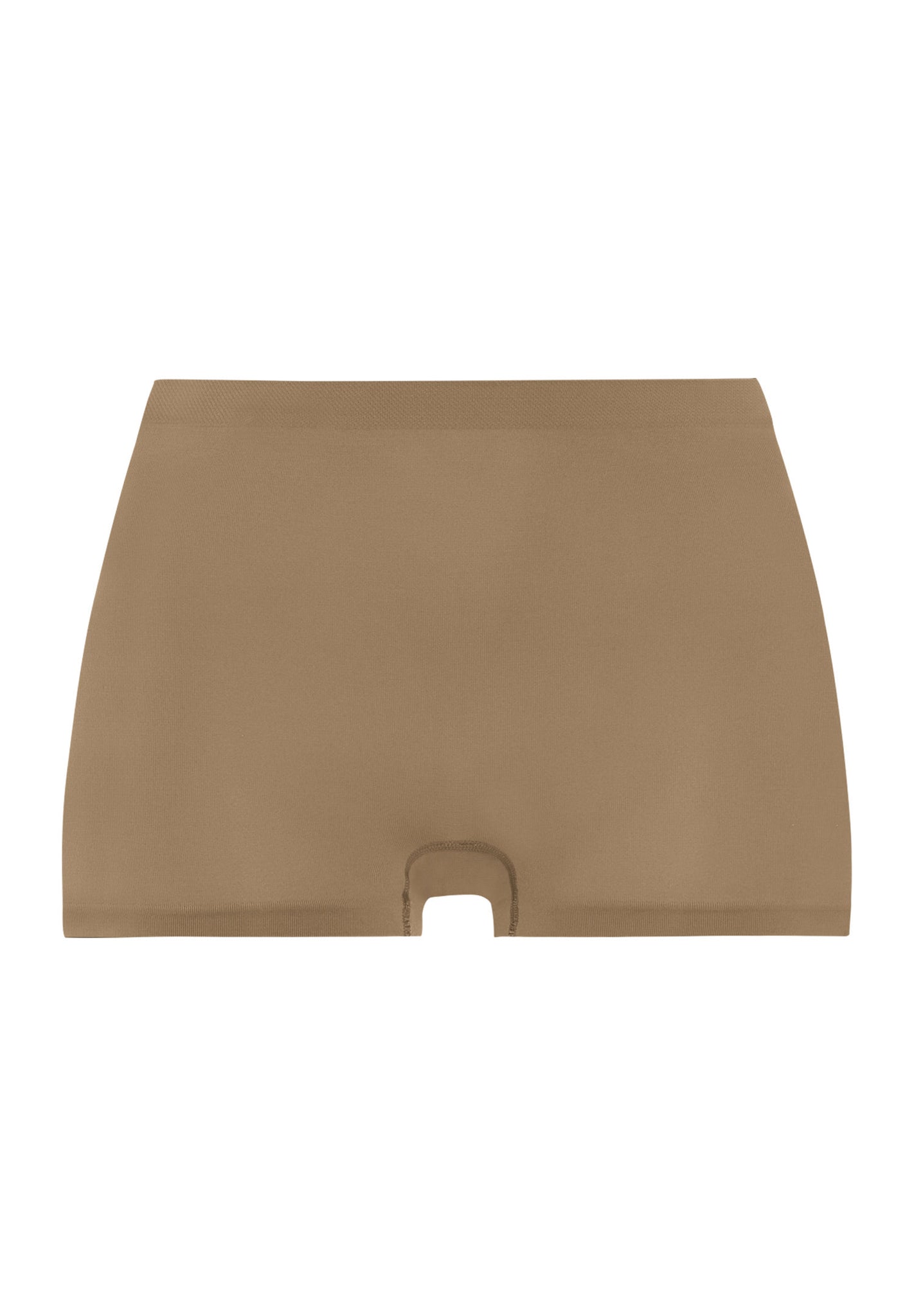 Front cutout view of HA suede camel microfibre Panty