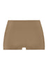 Back cutout view of HA suede camel microfibre Panty