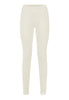 Front cutout view of HA misty white wool Leggings