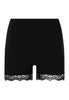 Back cutout view of HA black wool Panty