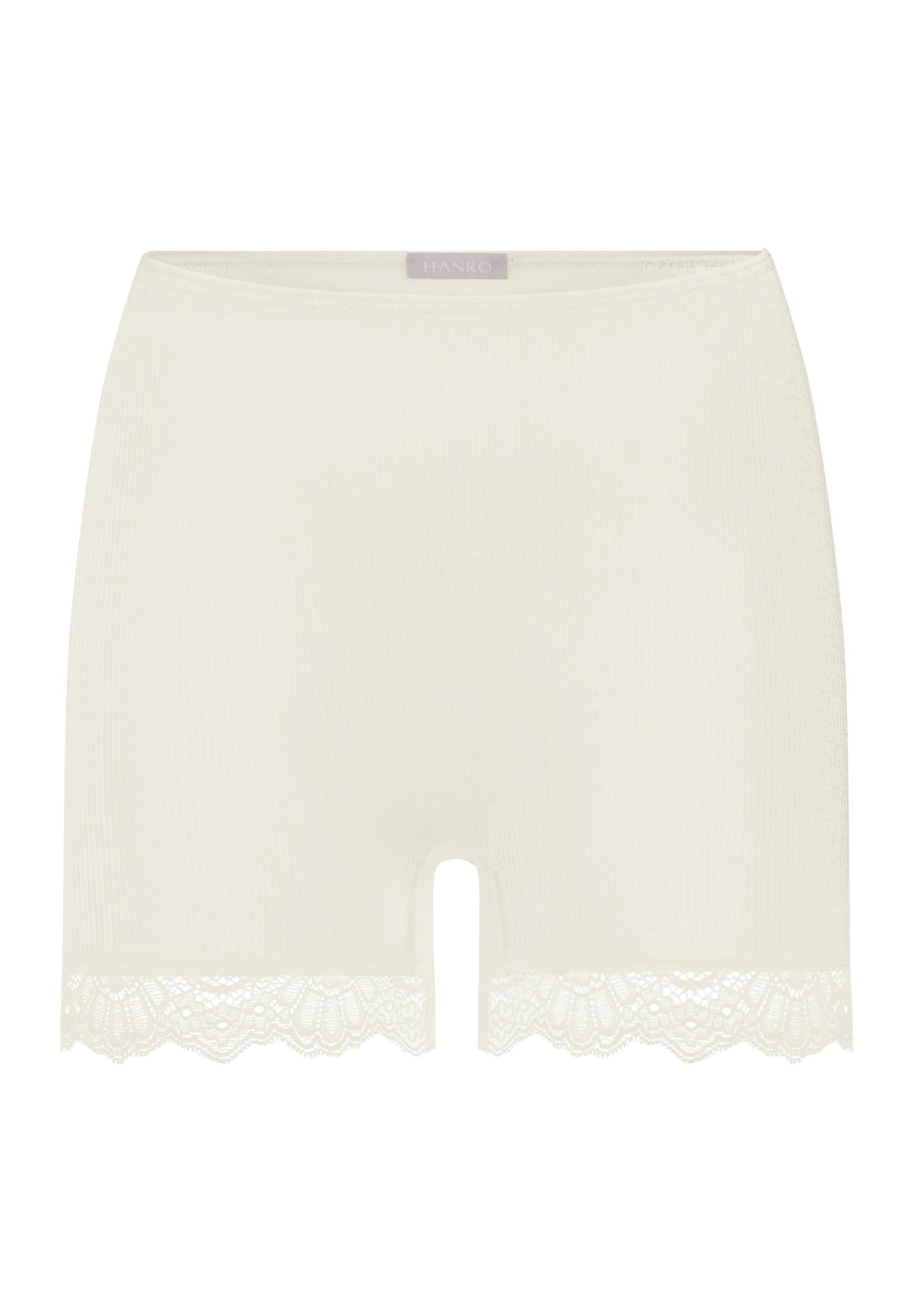 Front cutout view of HA misty white wool Panty