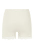 Back cutout view of HA misty white wool Panty
