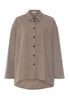 Front cutout view of HA earthy woven cotton Blouse