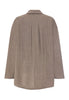 Back cutout view of HA earthy woven cotton Blouse