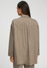 Back view of a women model wearing HA earthy woven cotton Blouse