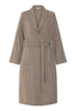 Front cutout view of HA earthy woven cotton Robe 115cm