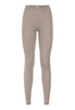 Front cutout view of HA rose grey wool Leggings