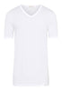 Front cutout view of HA white cotton S/SLV Shirt