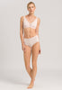 Full-body view of a women model wearing HA powder cotton Maxi Briefs