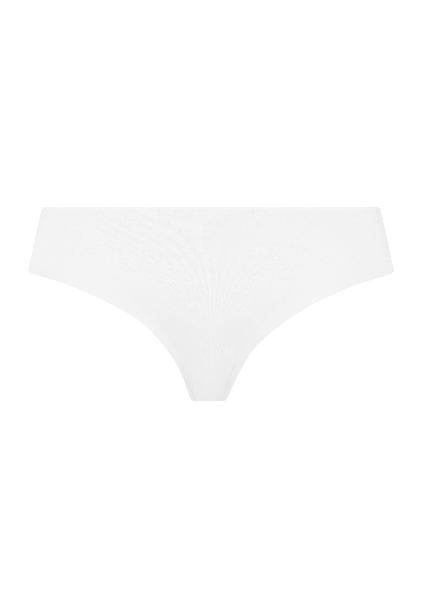 Front cutout view of HA white cotton Midi Briefs